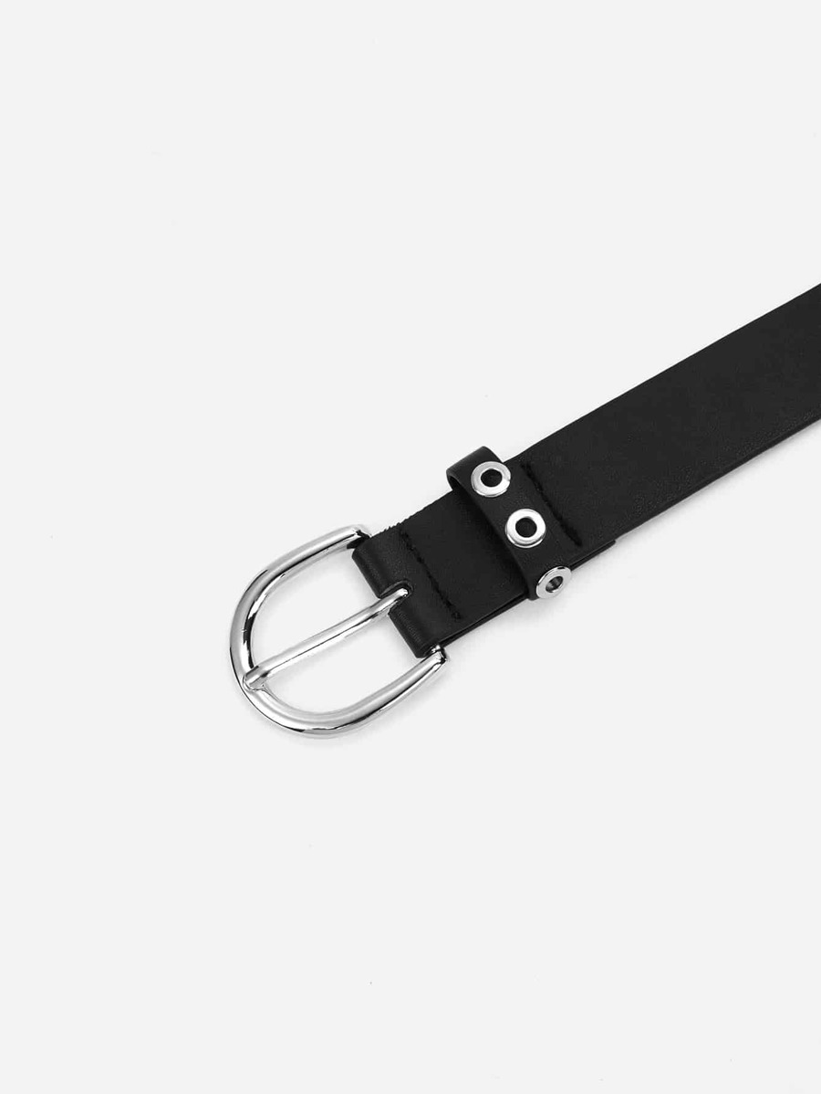 Eyelet Metal Buckle Belt